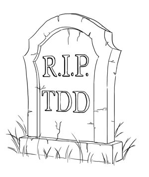 headstone for test driven development