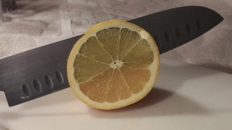 Thin slice of orange